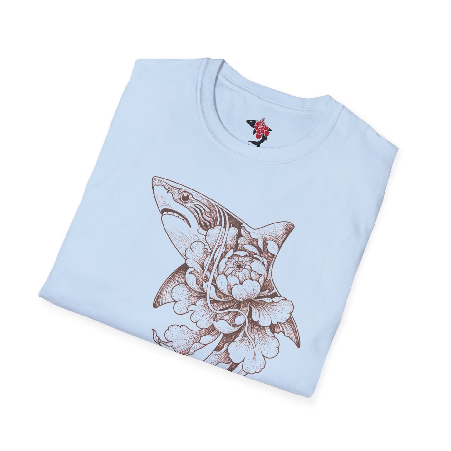 Saku Same - Blooming Shark Graphic T-Shirt