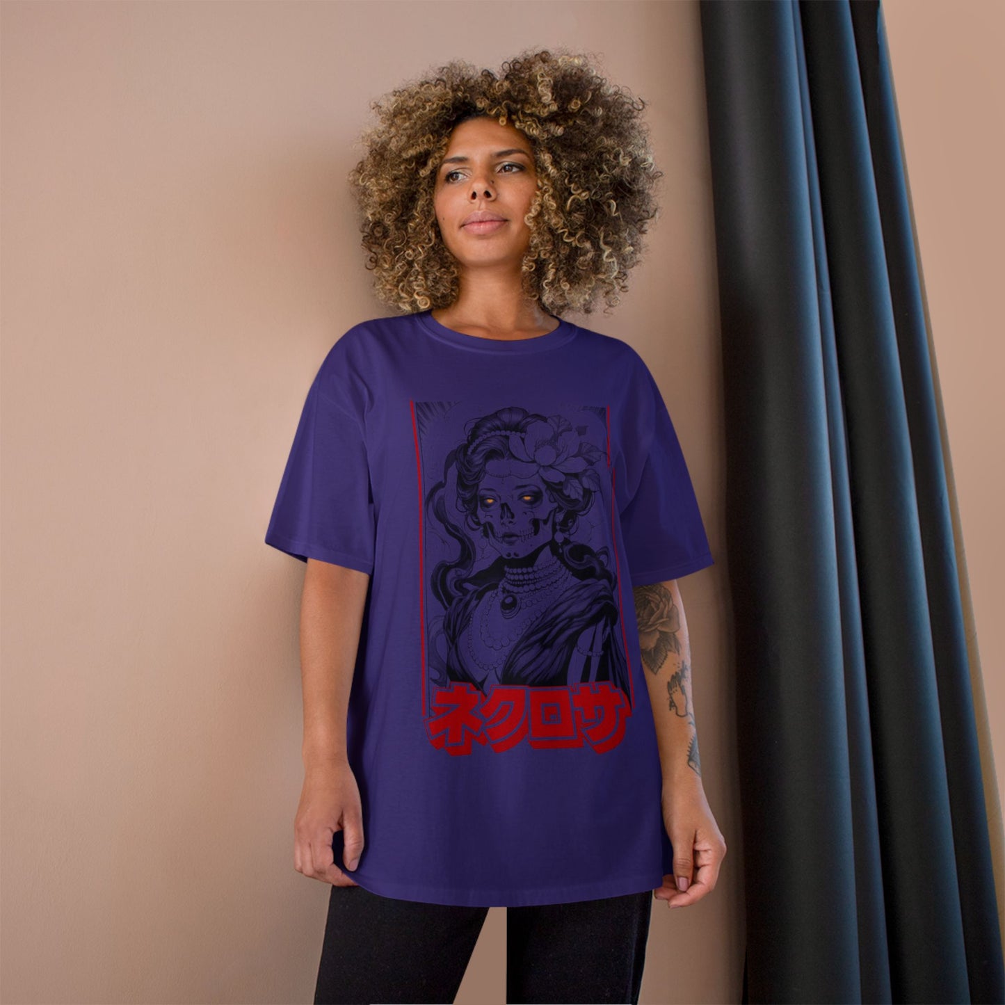 Saku Same Necrosa Japanese Gothic Graphic Tee