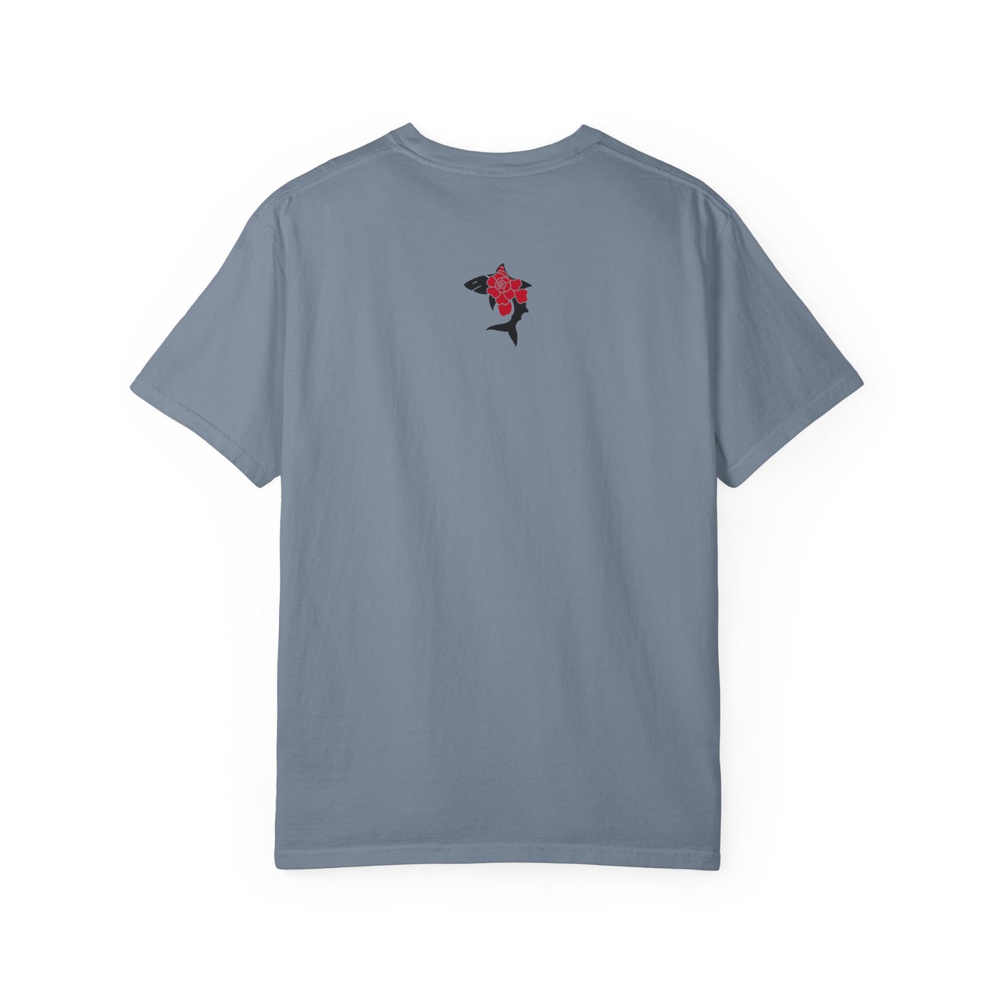 Saku Same - Skull & Rose T-Shirt Japanese Text Graphic Tee