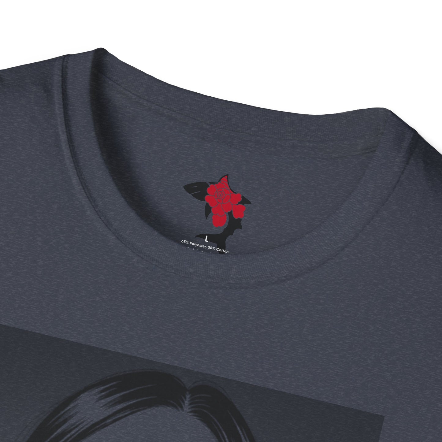 Saku Same - Eva - Anime Heart-Eyed Girl T-Shirt — Japanese Text Graphic Tee