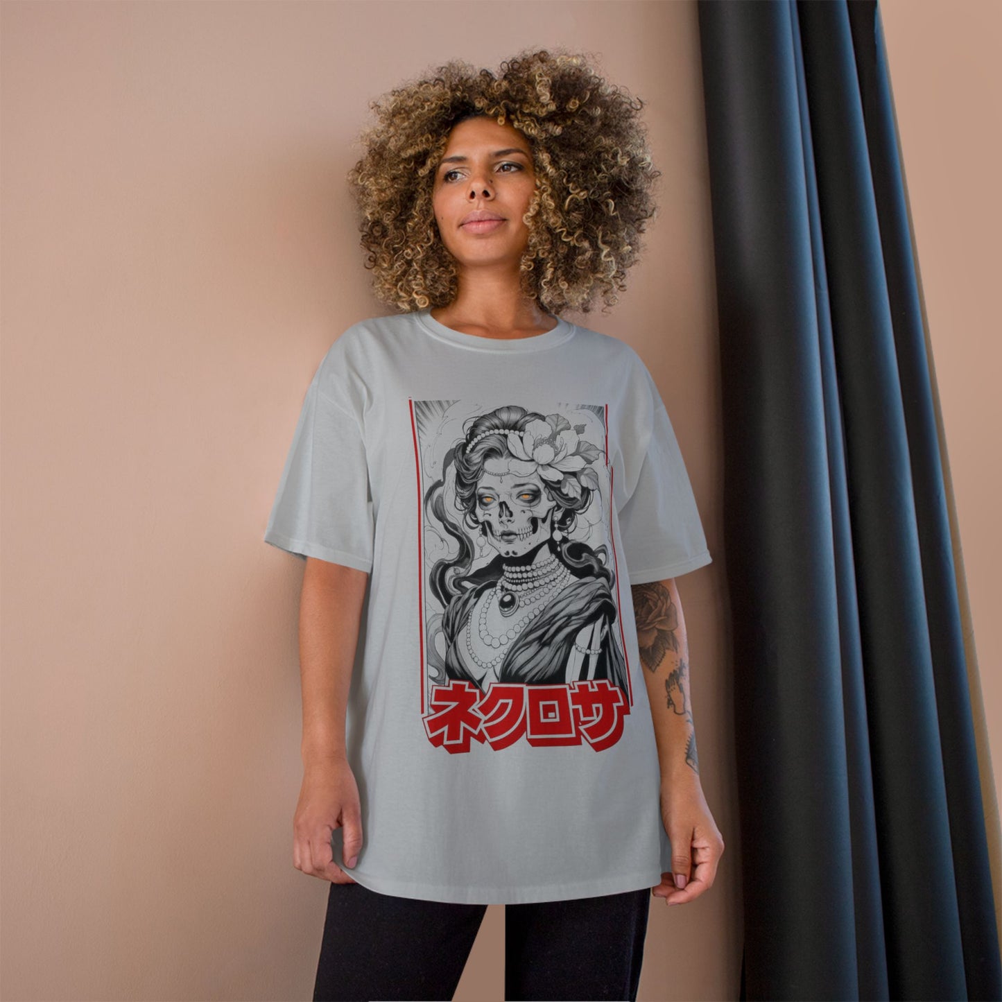 Saku Same Necrosa Japanese Gothic Graphic Tee