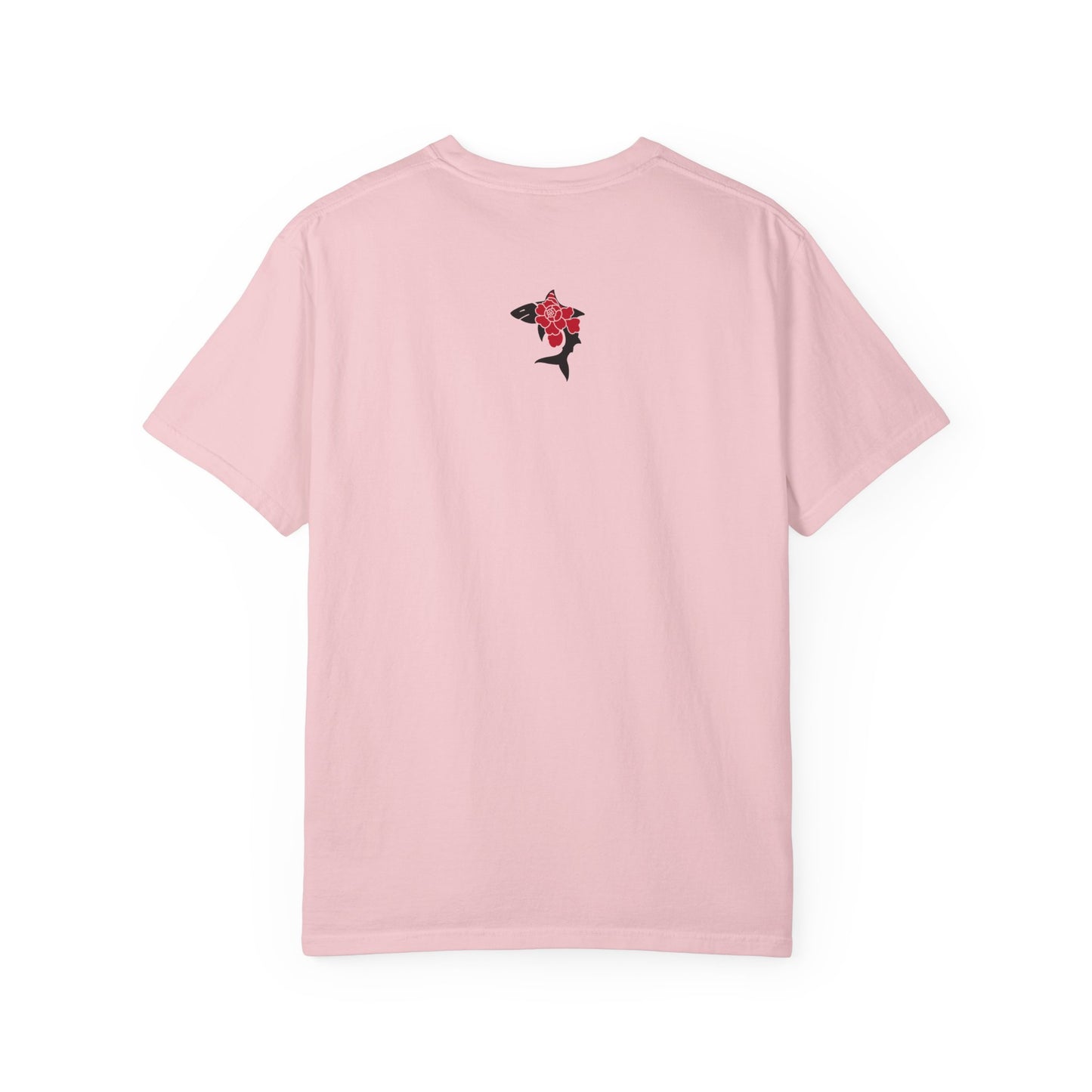 Saku Same - Skull & Rose T-Shirt Japanese Text Graphic Tee