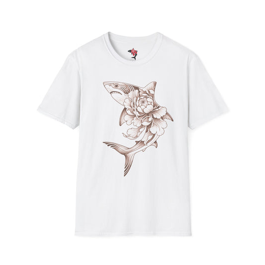 Saku Same - Blooming Shark Graphic T-Shirt