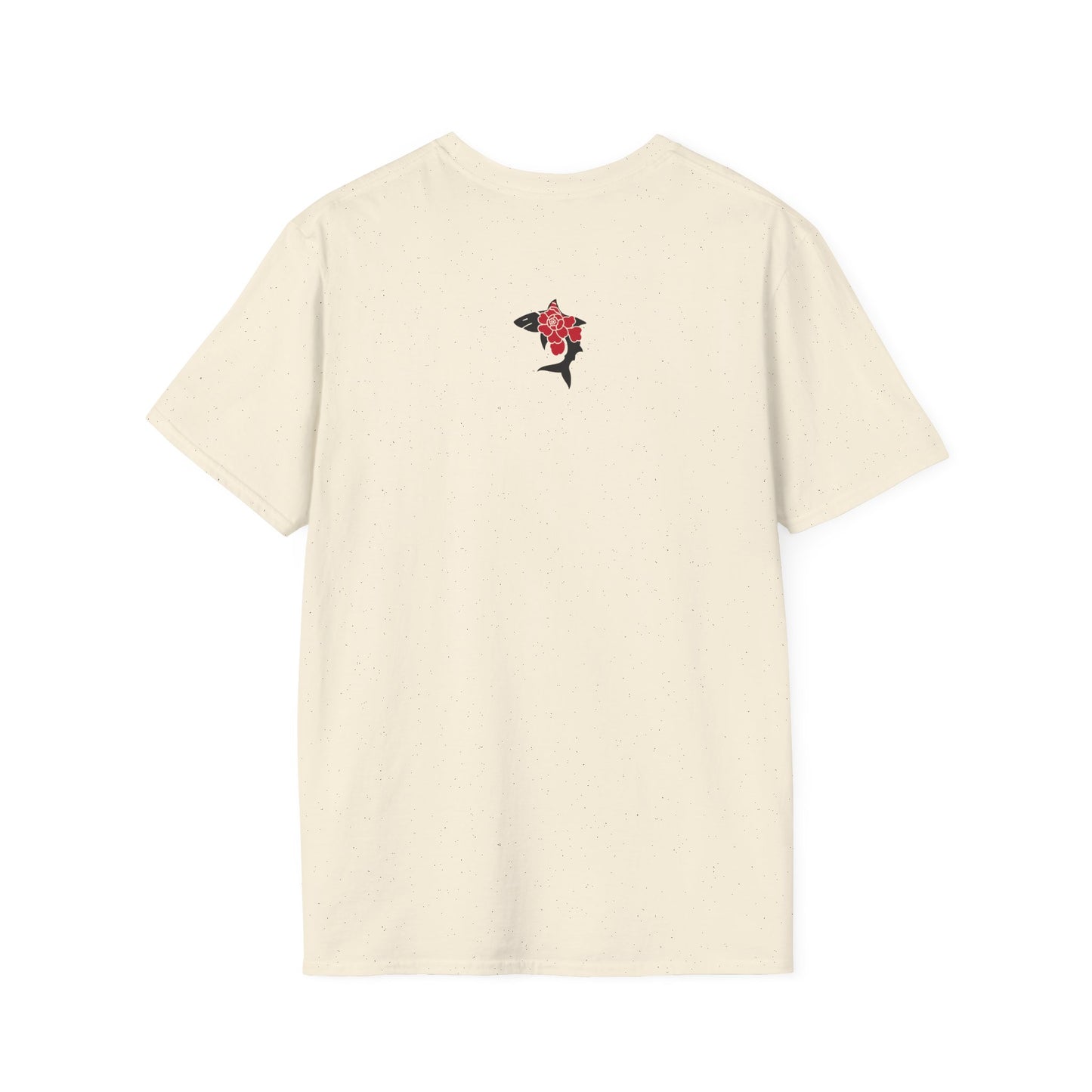 Saku Same - Blooming Shark T-Shirt - Lavender Peony Shark Graphic Tee