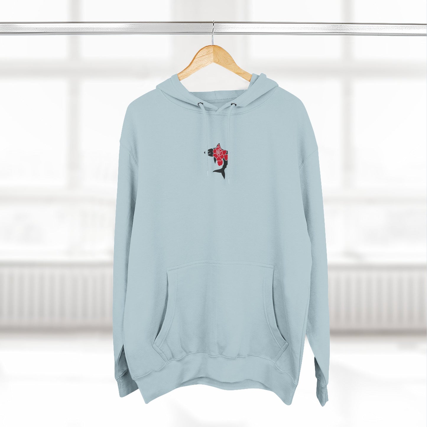 Saku Same - Eva - Anime Girl Portrait Hoodie  "エヴァ" Graphic Fleece Hoodie