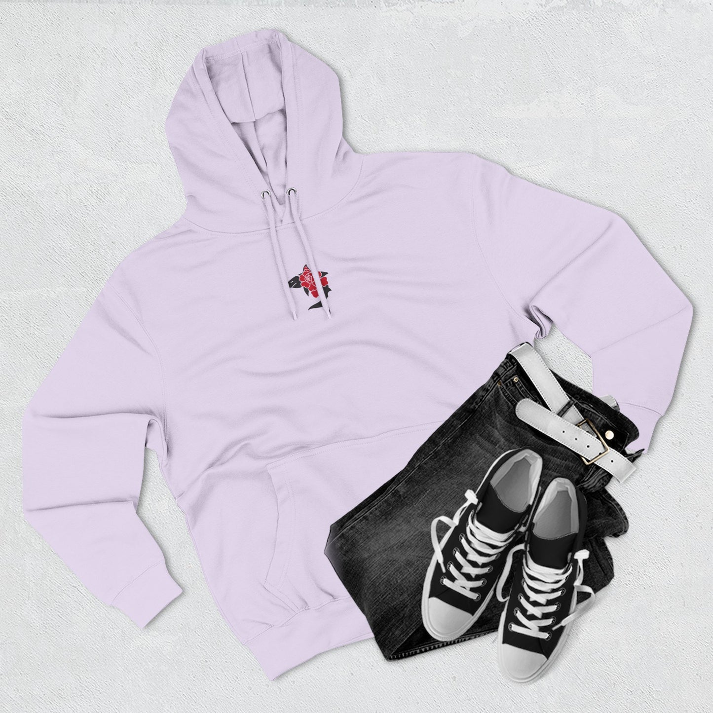 Saku Same - Eva - Anime Girl Portrait Hoodie  "エヴァ" Graphic Fleece Hoodie