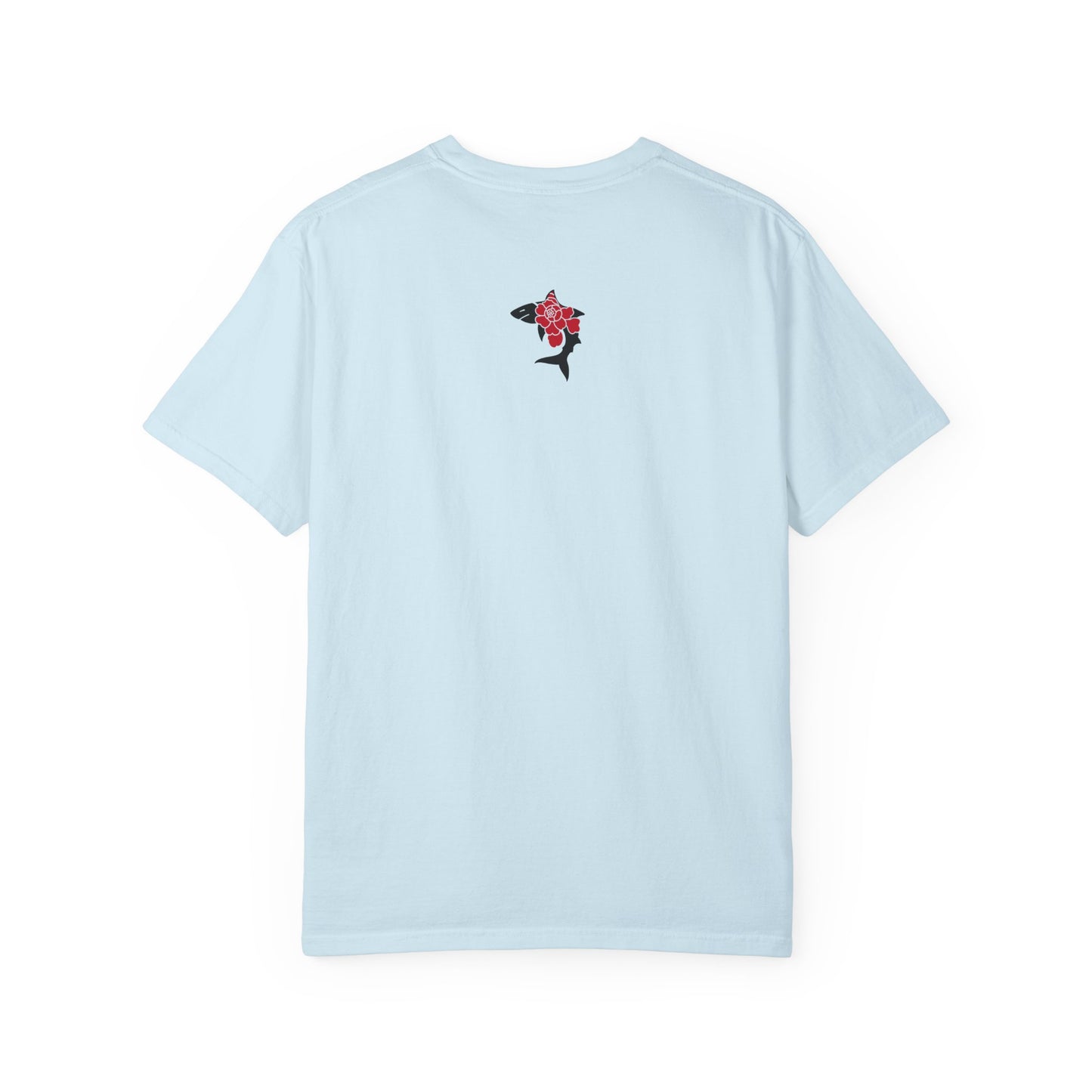 Saku Same - Skull & Rose T-Shirt Japanese Text Graphic Tee