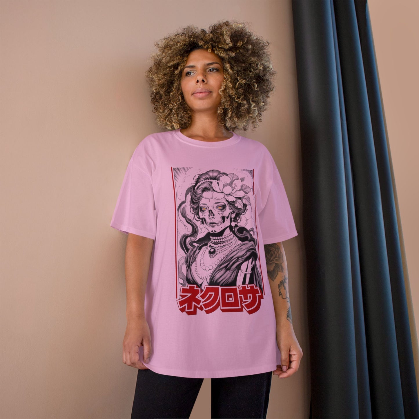 Saku Same Necrosa Japanese Gothic Graphic Tee