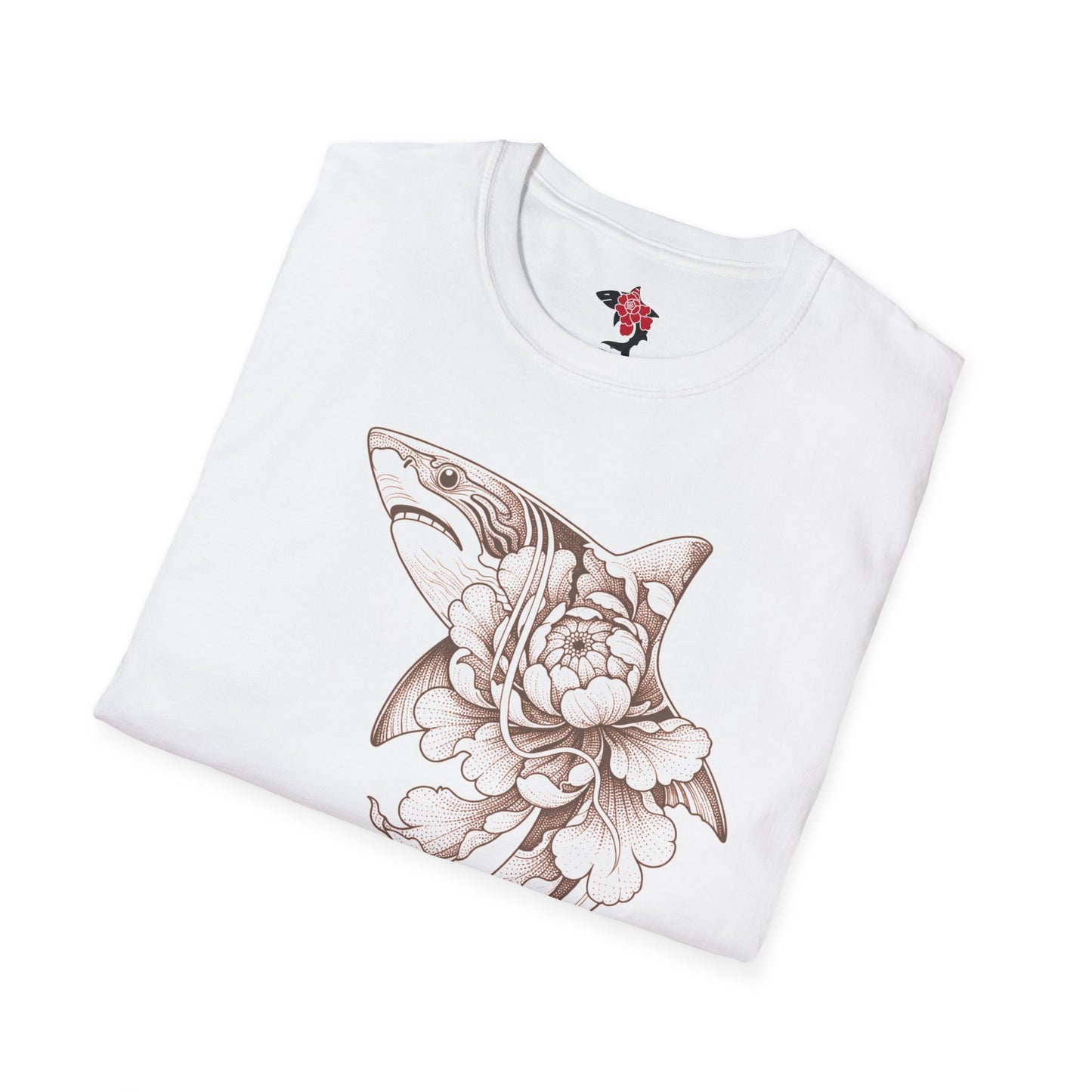 Saku Same - Blooming Shark Graphic T-Shirt