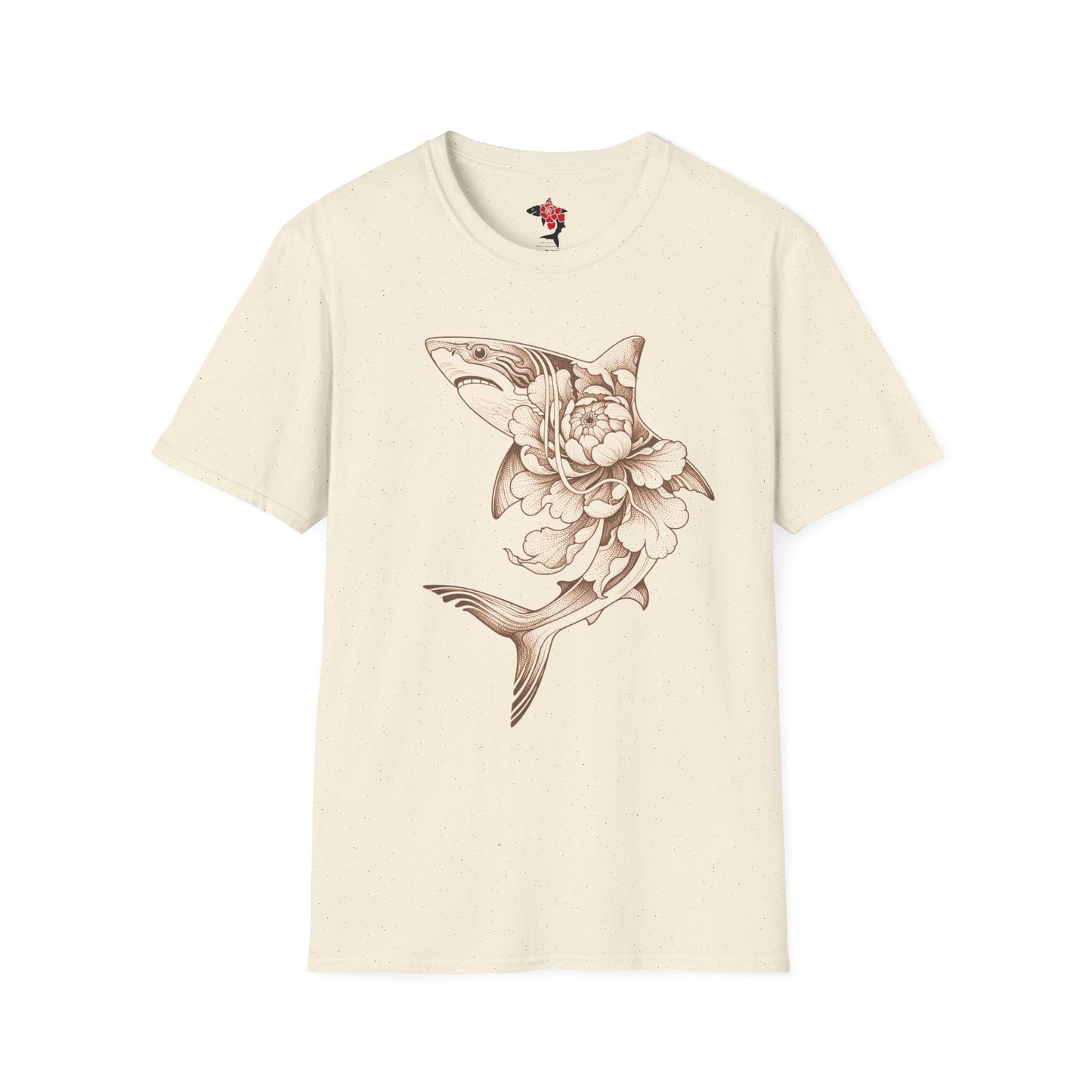 Saku Same - Blooming Shark Graphic T-Shirt