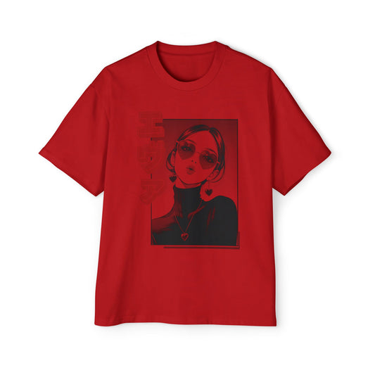 Saku Same "EVA" Japanese Text Oversized T-Shirt