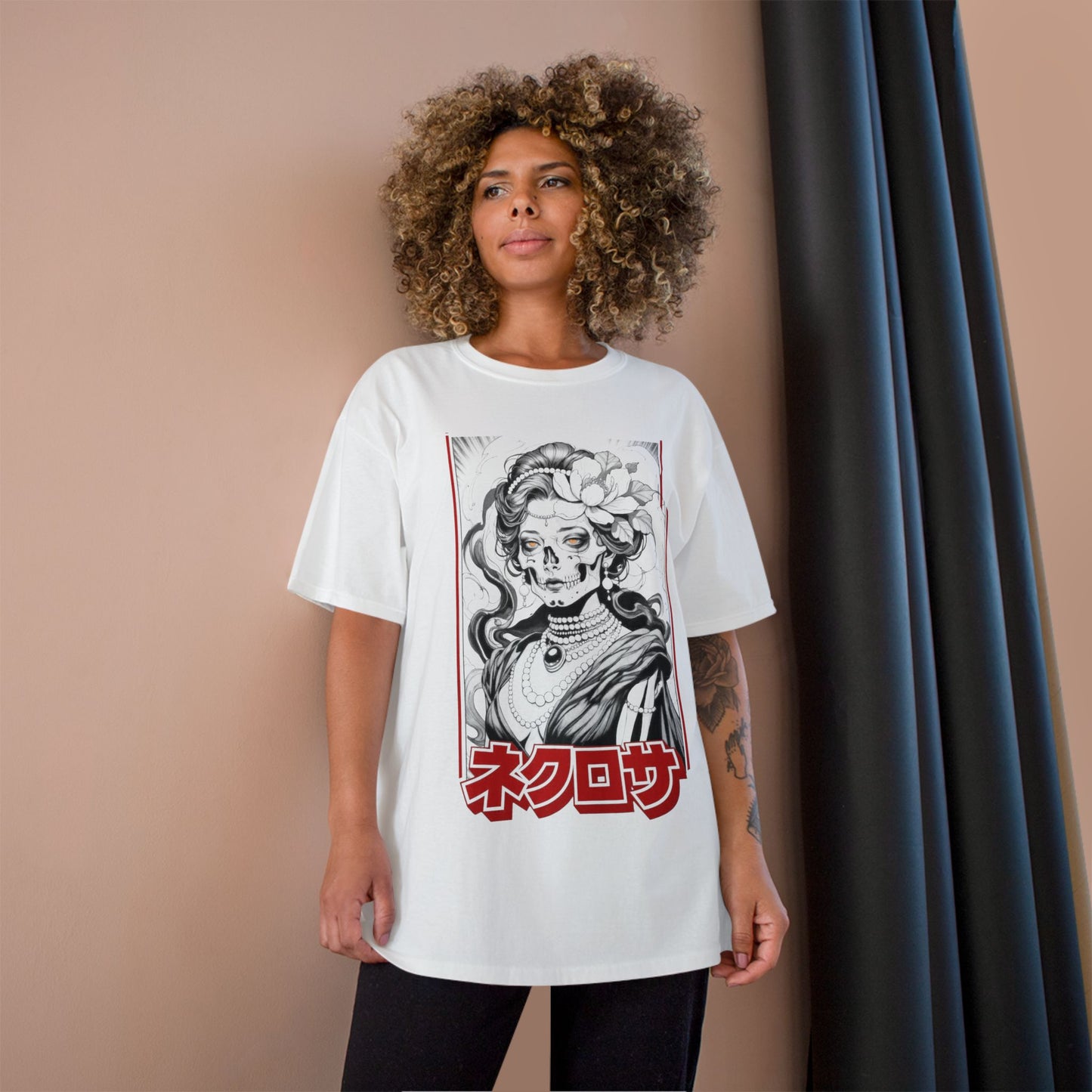 Saku Same Necrosa Japanese Gothic Graphic Tee