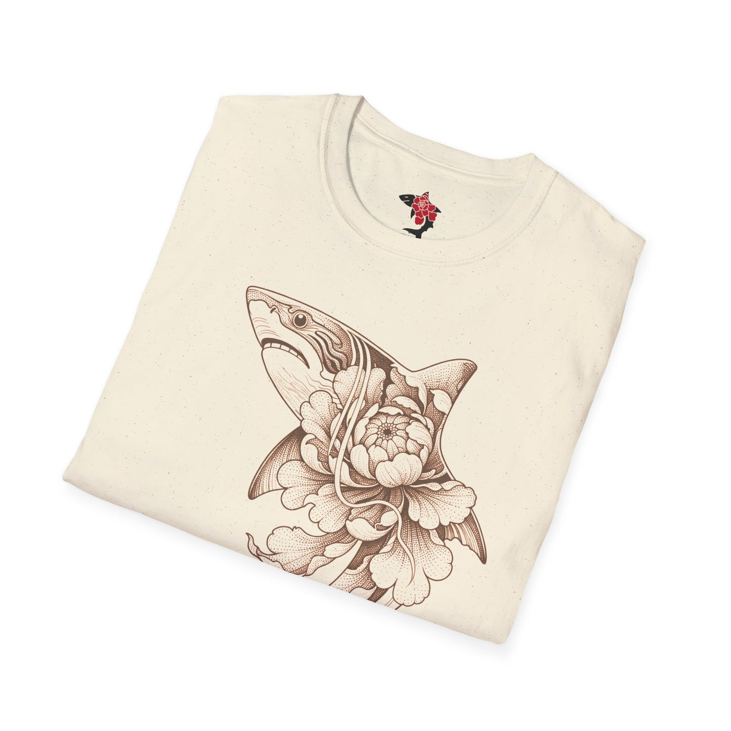 Saku Same - Blooming Shark Graphic T-Shirt