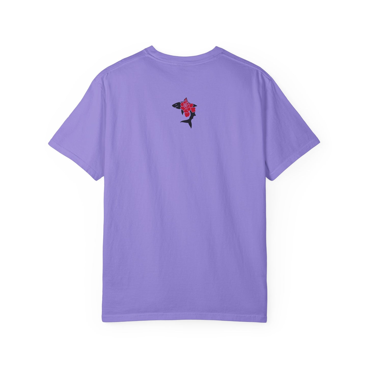 Saku Same - Skull & Rose T-Shirt Japanese Text Graphic Tee