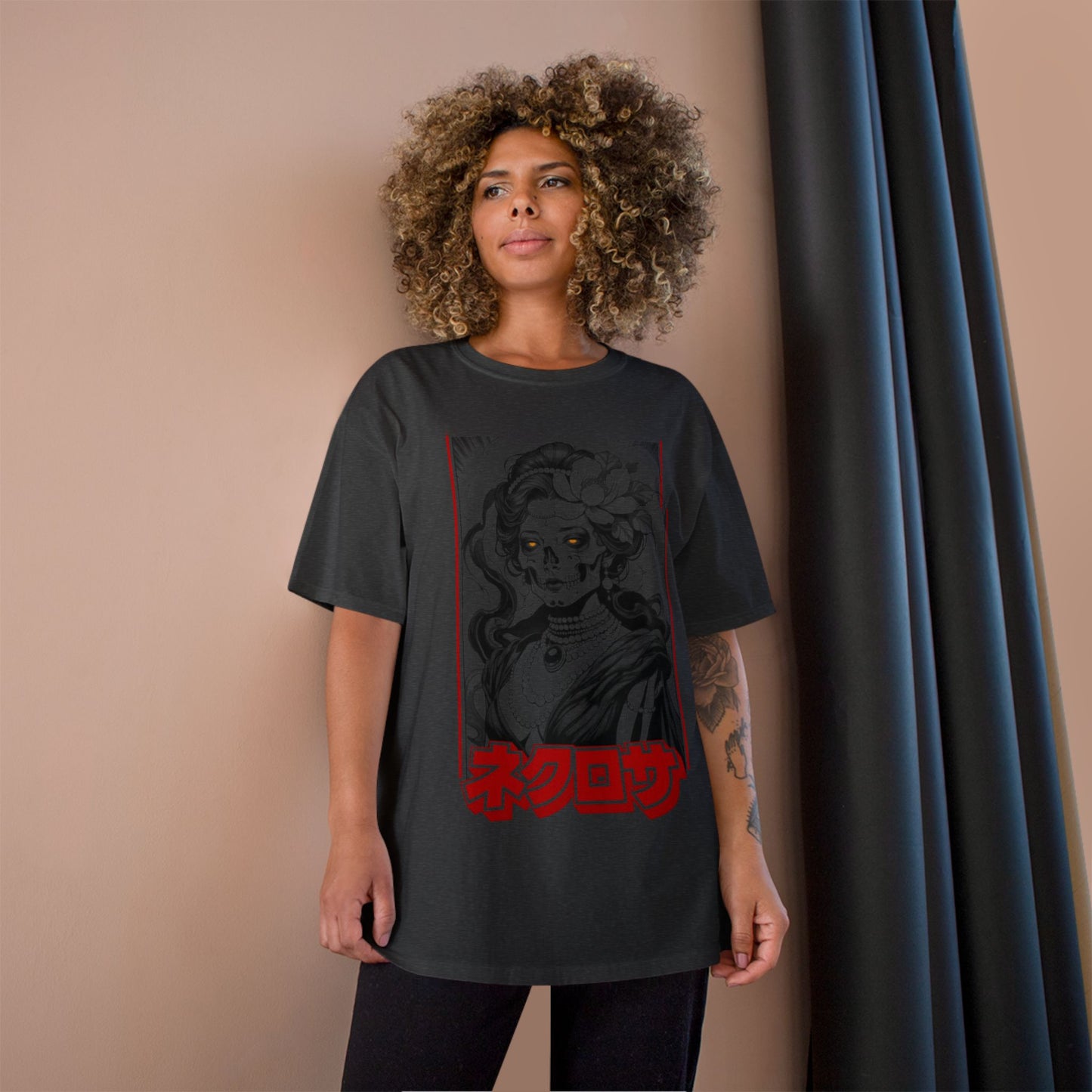 Saku Same Necrosa Japanese Gothic Graphic Tee