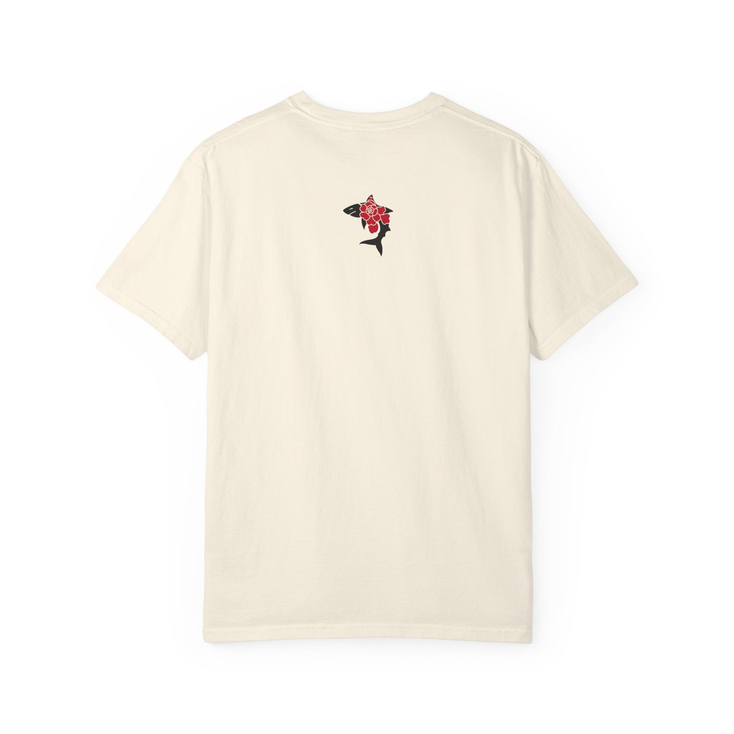 Saku Same - Skull & Rose T-Shirt Japanese Text Graphic Tee