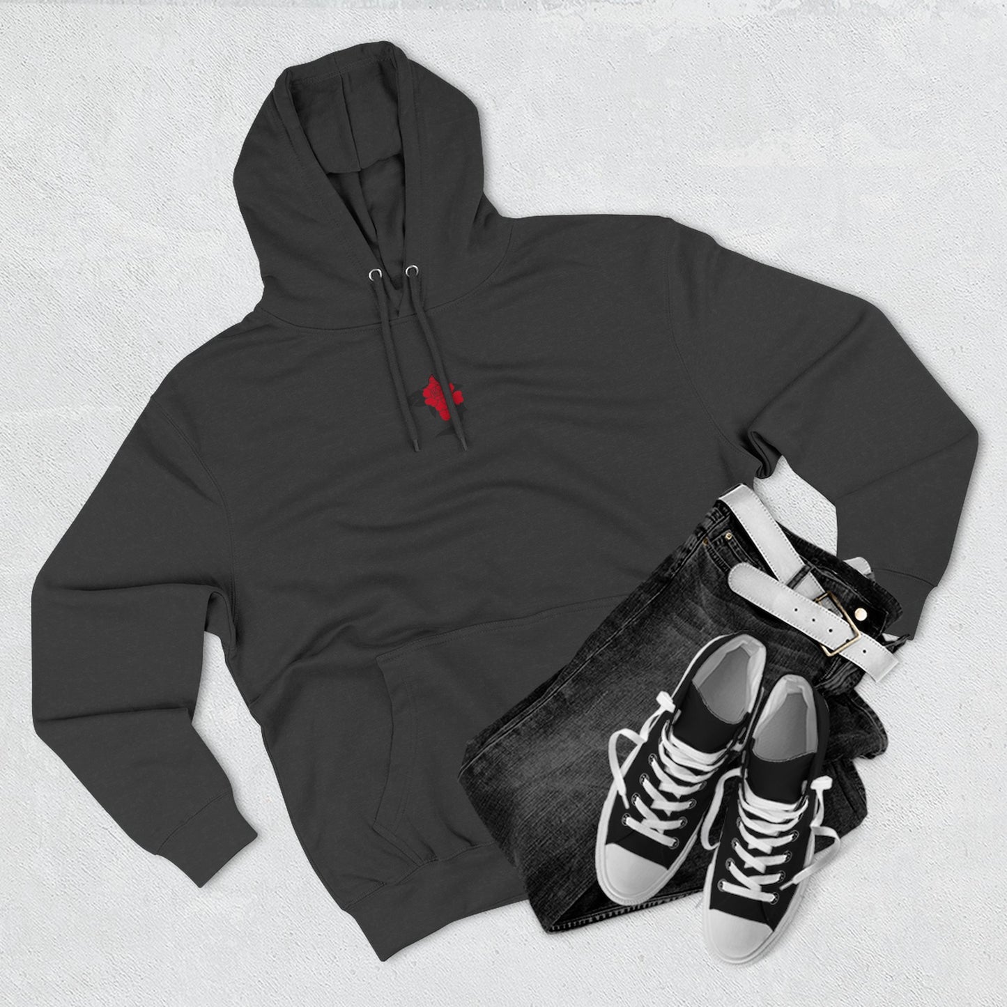 Saku Same - Eva - Anime Girl Portrait Hoodie  "エヴァ" Graphic Fleece Hoodie