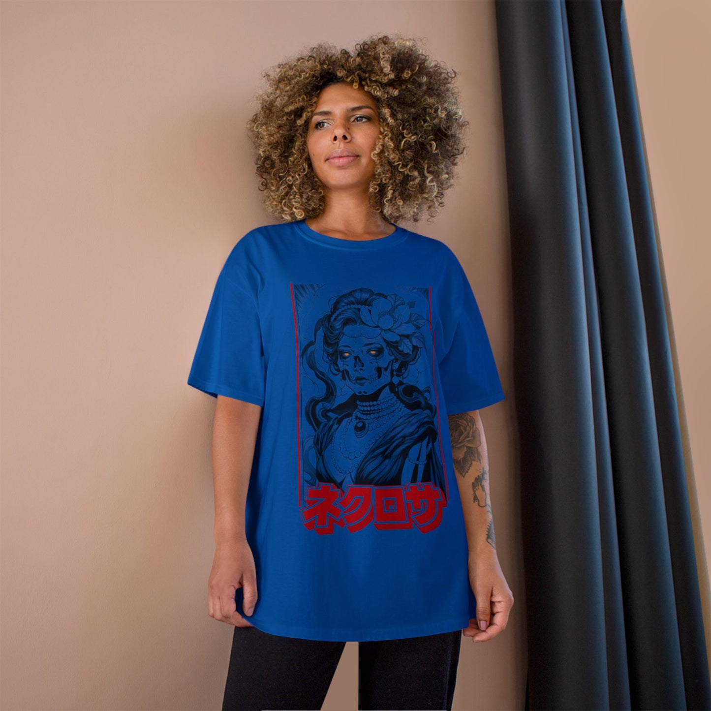 Saku Same Necrosa Japanese Gothic Graphic Tee