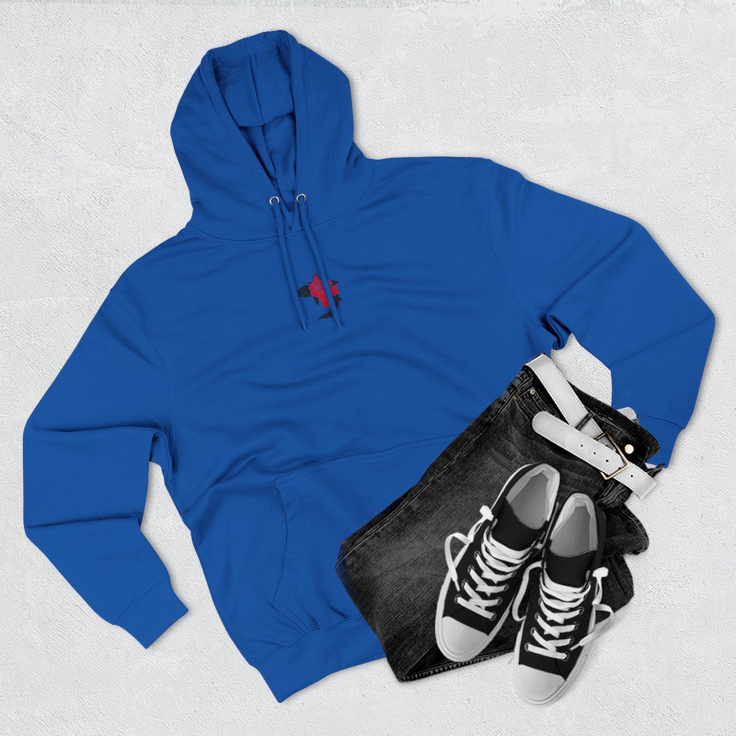 Saku Same - Eva - Anime Girl Portrait Hoodie  "エヴァ" Graphic Fleece Hoodie