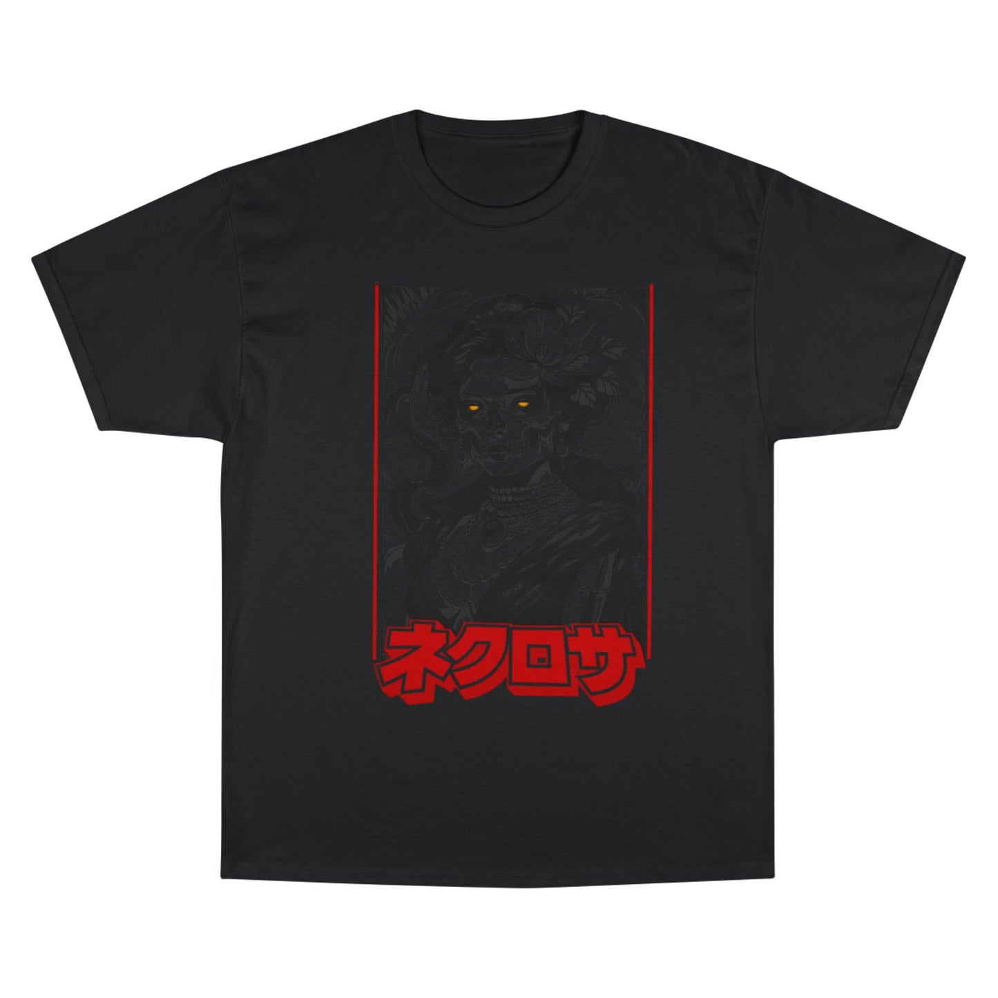 Saku Same Necrosa Japanese Gothic Graphic Tee