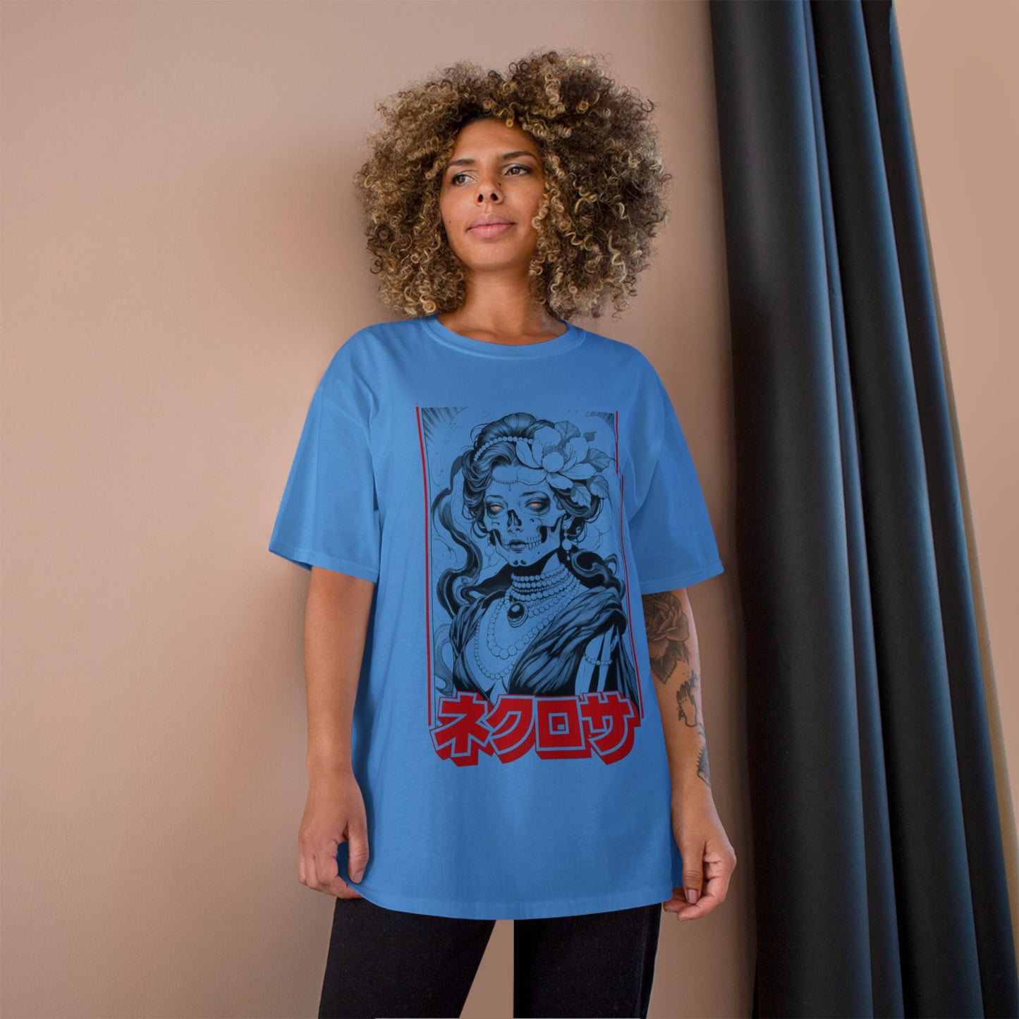 Saku Same Necrosa Japanese Gothic Graphic Tee