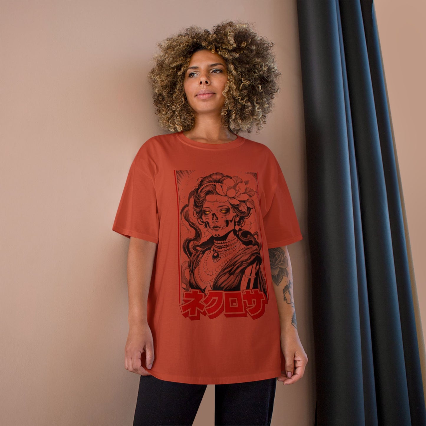 Saku Same Necrosa Japanese Gothic Graphic Tee