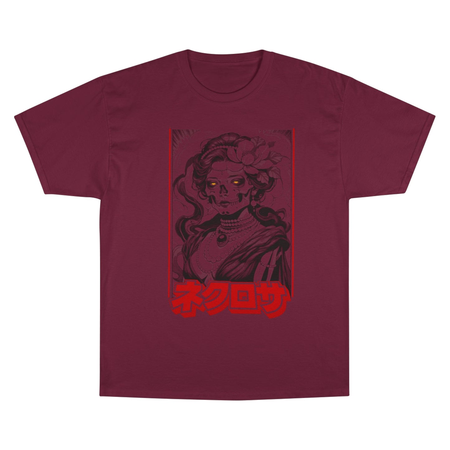Saku Same Necrosa Japanese Gothic Graphic Tee