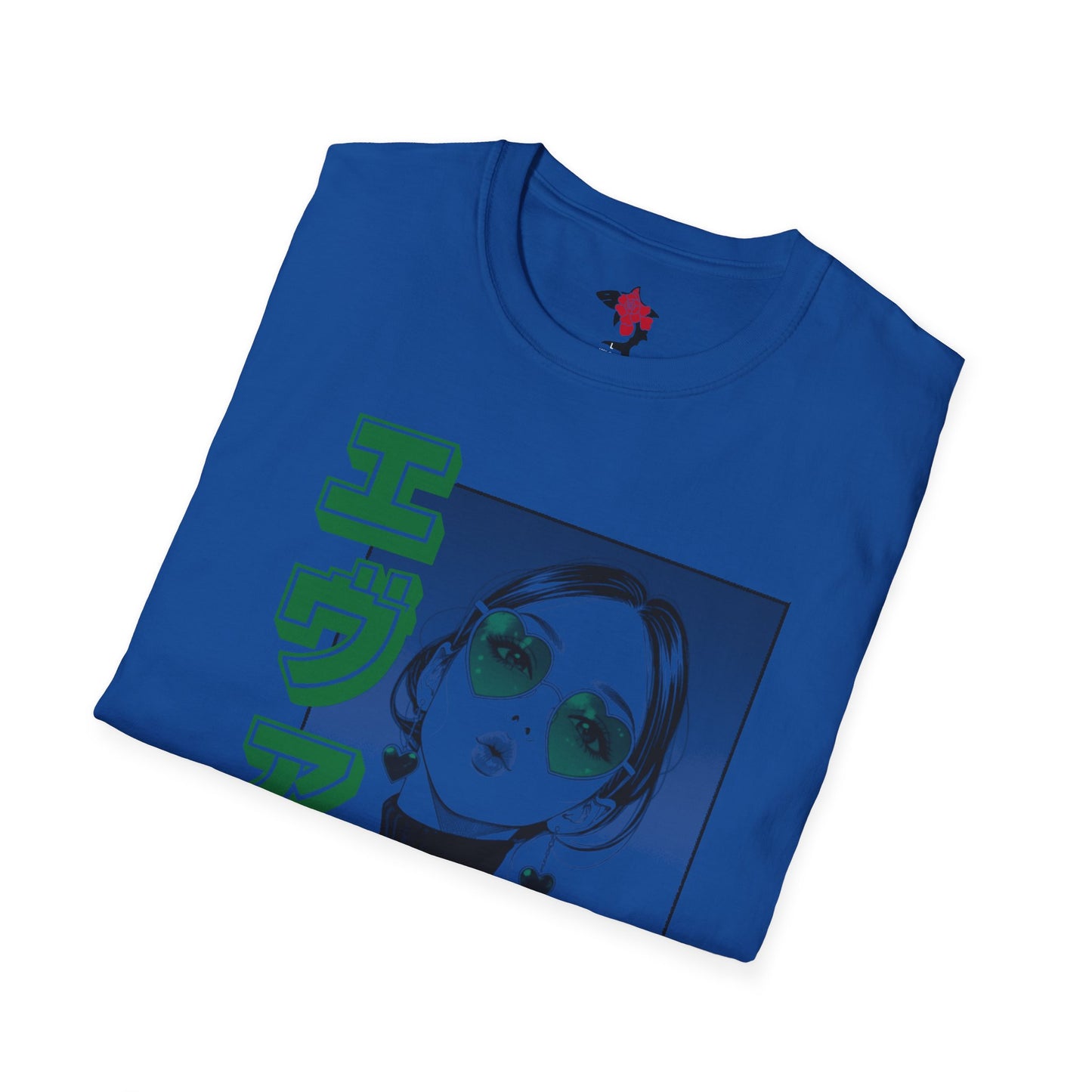 Saku Same - Eva - Anime Girl Graphic Tee with Japanese Text — 'Eva' Retro Aesthetic T-Shirt