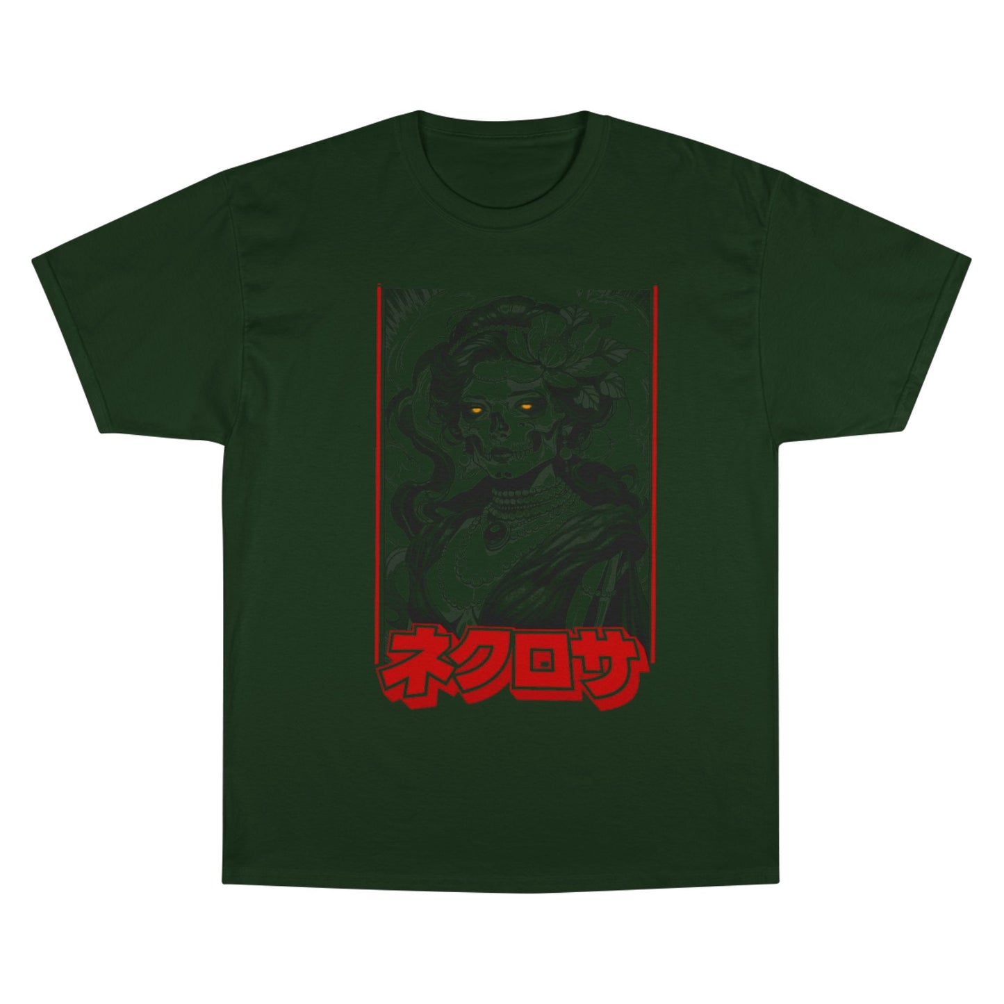 Saku Same Necrosa Japanese Gothic Graphic Tee