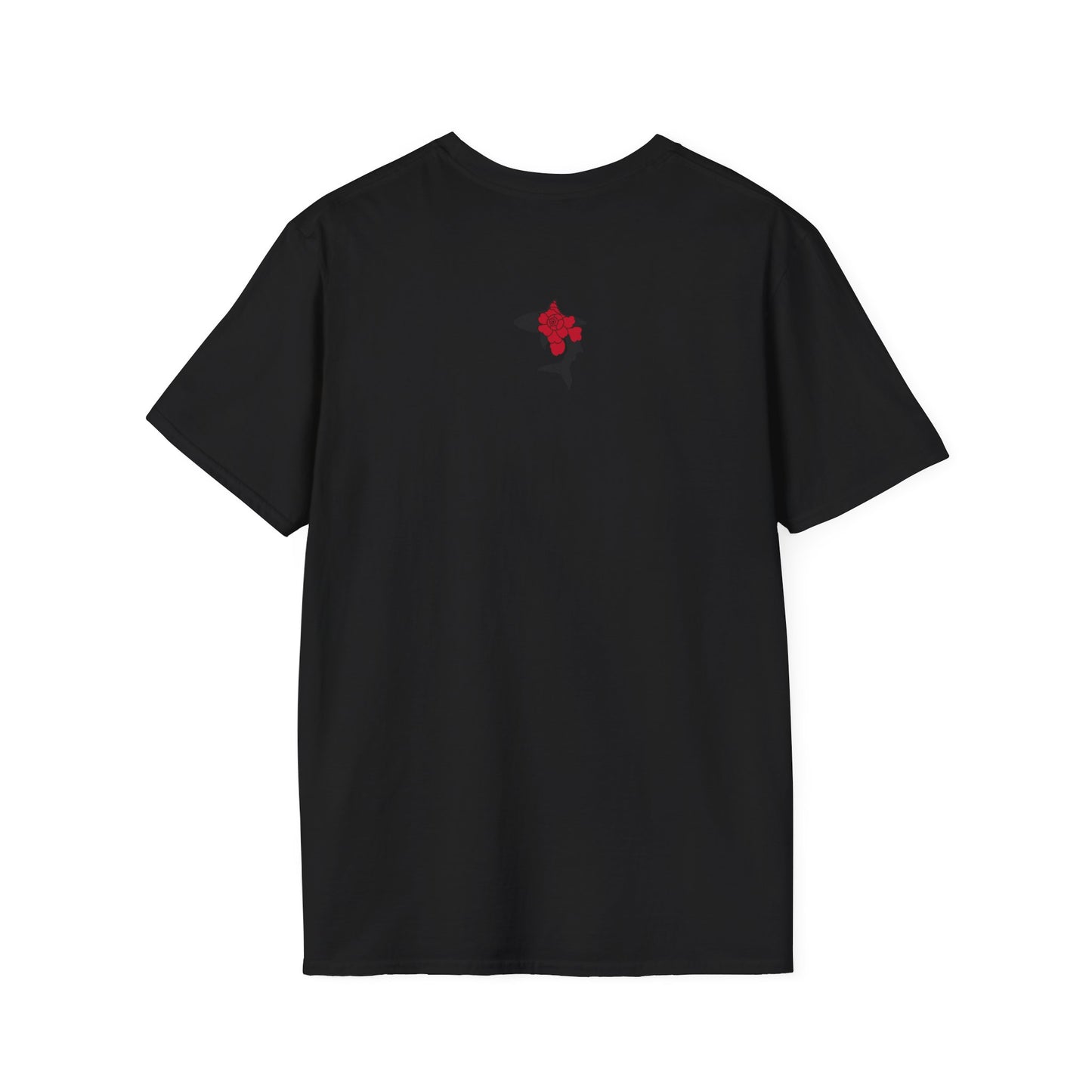 Saku Same - Blooming Shark Graphic Tee - Coastal Tattoo-Inspired T-Shirt
