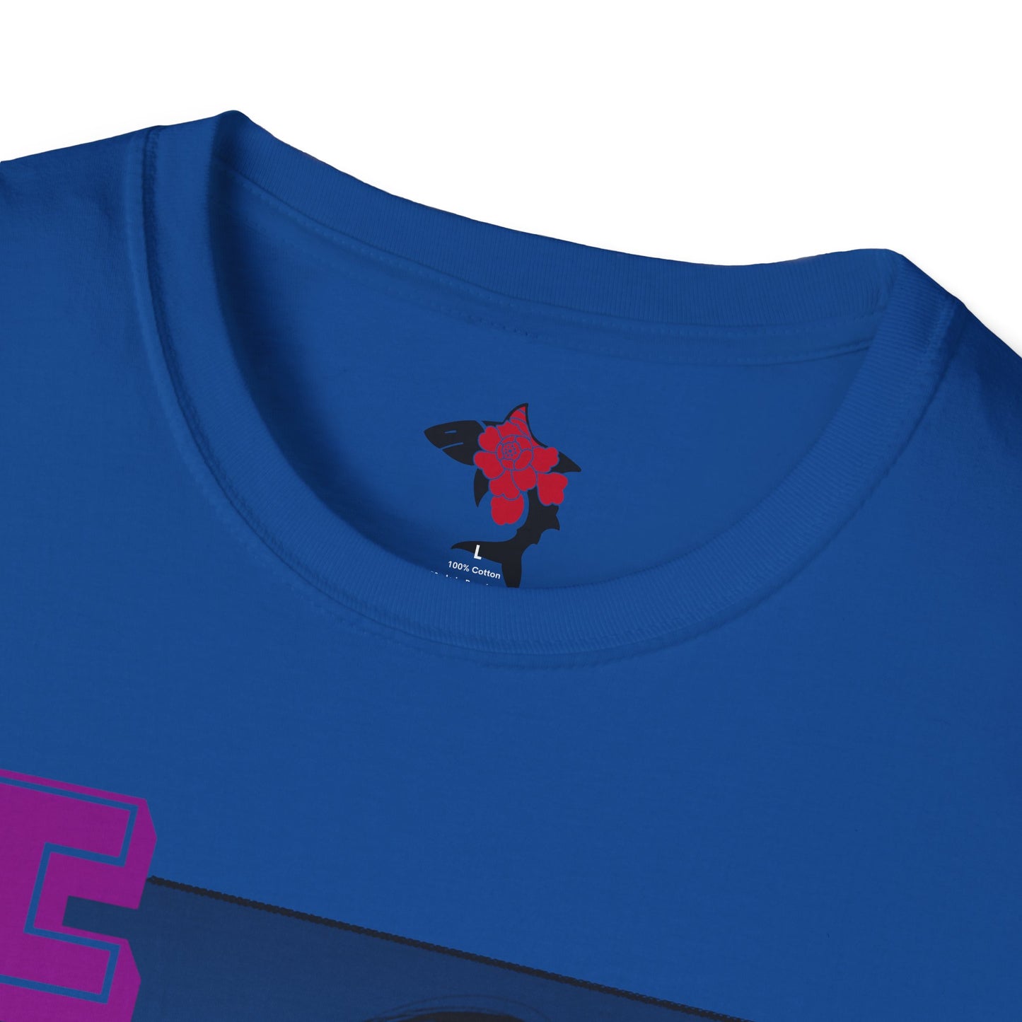 Saku Same - Eva - Anime Girl Portrait T-Shirt with Japanese Text Eva  (エヴァ) — Retro Cool Graphic Tee