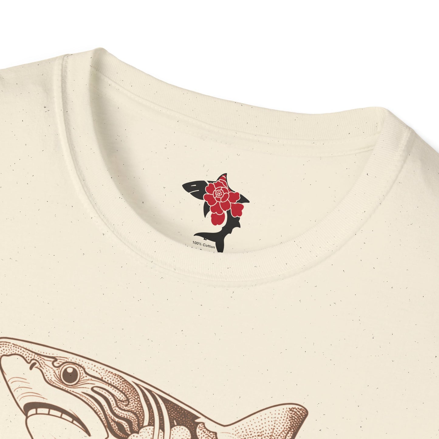 Saku Same - Blooming Shark Graphic T-Shirt