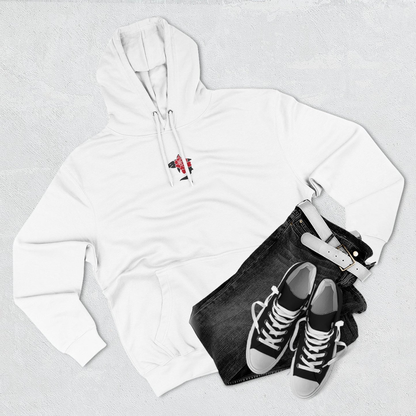 Saku Same - Eva - Anime Girl Portrait Hoodie  "エヴァ" Graphic Fleece Hoodie