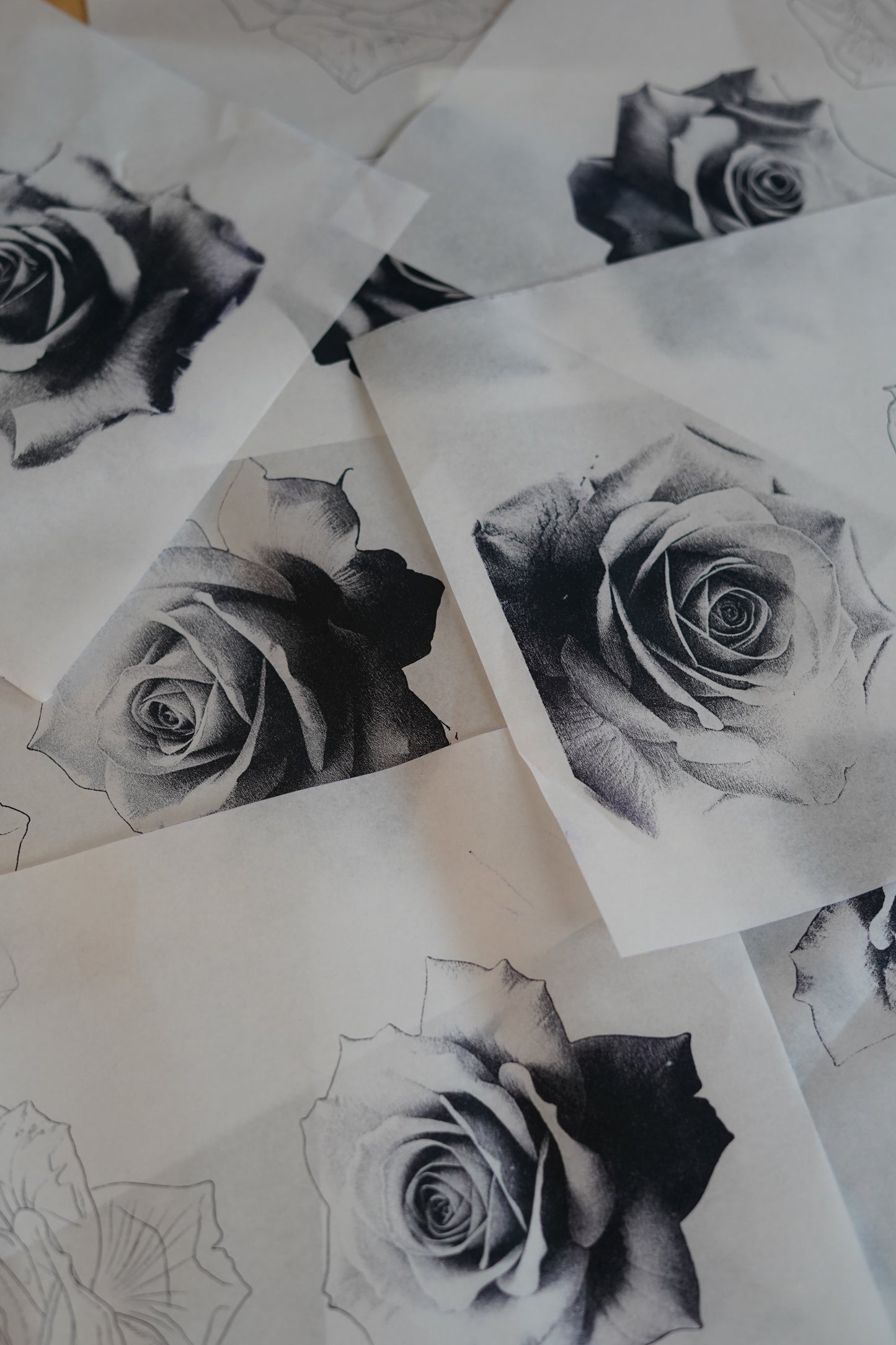 Pre-Made Tattoo Stencil Pack (Set of 10) – Lining, Shading and Colour Designs