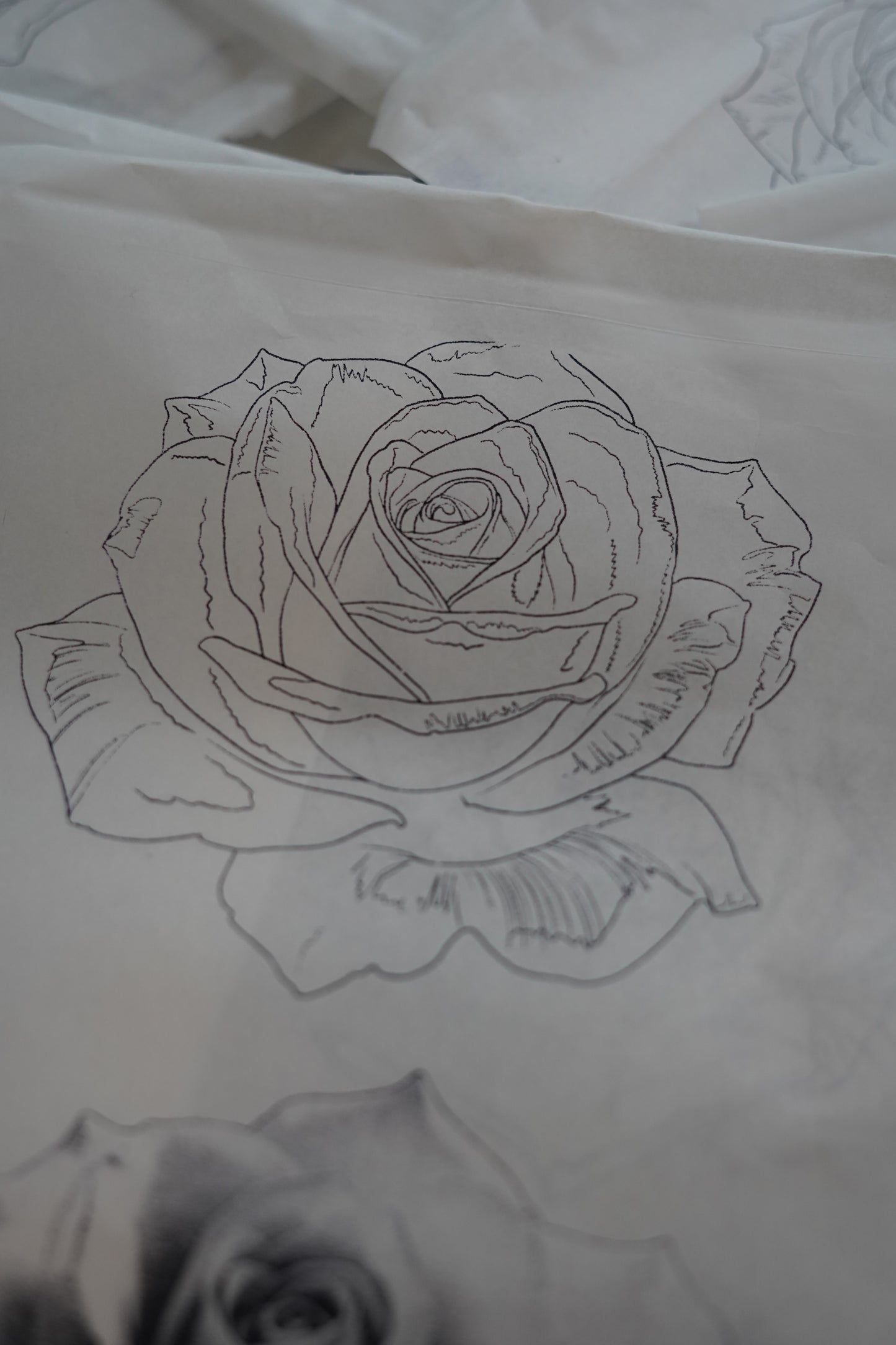 Pre-Made Tattoo Stencil Pack (Set of 10) – Lining, Shading and Colour Designs